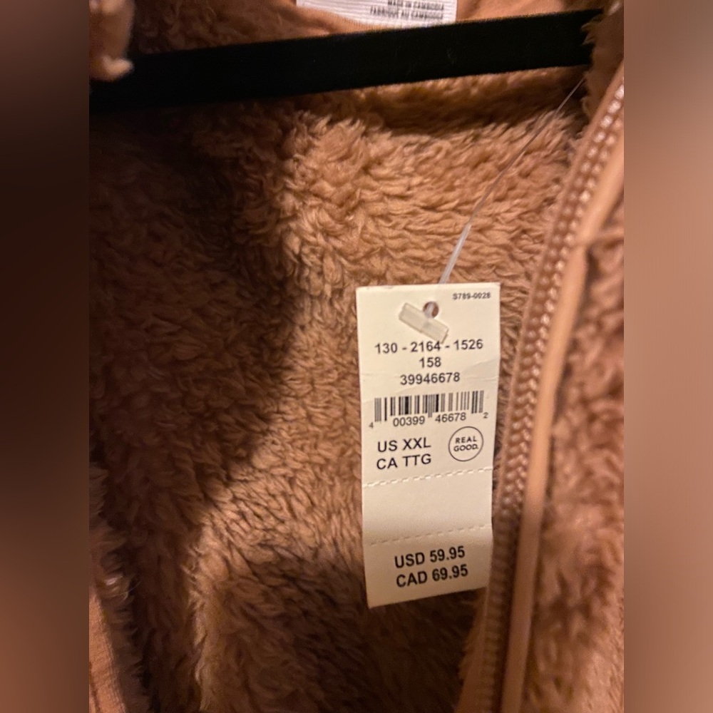 American Eagle Teddy Fleece Half Zip - Picture 4 of 5